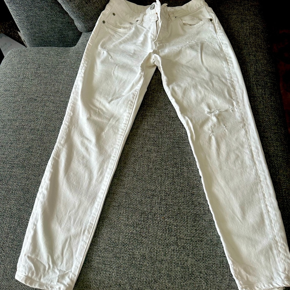 Moussy White Jeans